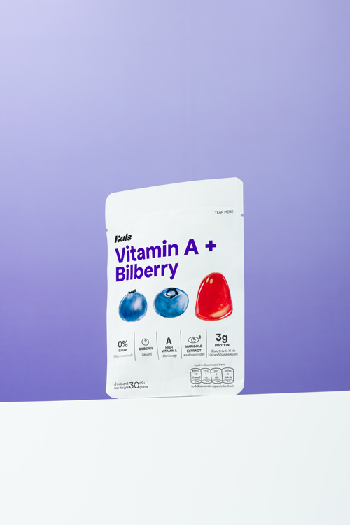 0% Sugar Vitamin A Bilberry Gummies